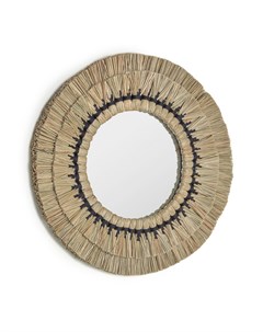 Круглое зеркало akila коричневый 5 см La forma