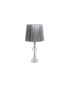 Лампа настольная серебристый 10x37x10 см Garda decor