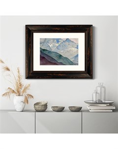 Картина гора колокола 1932г коричневый 50x40 см Картины в квартиру
