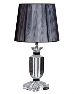 Настольная лампа черный 50 см Garda decor