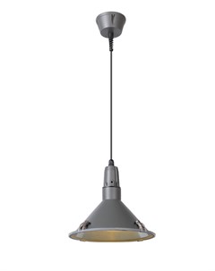 Подвесной светильник tonga серый 22 см Lucide