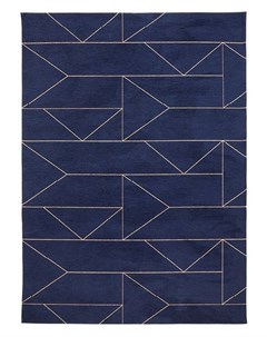 Ковер marlin indigo синий 160x230 см Carpet decor