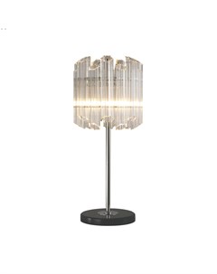 Настольная лампа vittoria серебристый 33x70x33 см Delight collection