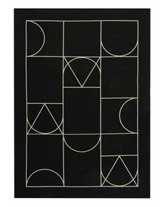 Ковер signet черный 160x230 см Carpet decor