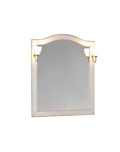 Настенное зеркало royal 1 золотой 90x105x2 см Экомебель
