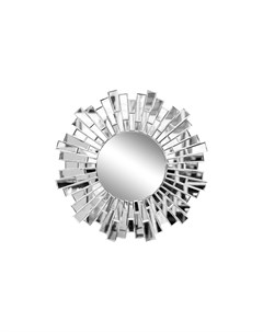 Зеркало декоративное круглое серебристый 85x85 см Garda decor