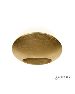 Настенный светильник light flux золотой 21x15 см Iledex