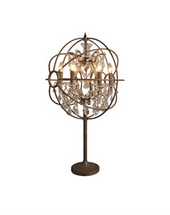 Лампа настольная iron orb table lamp прозрачный Gramercy