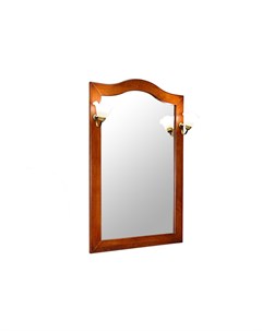 Настенное зеркало амати венто коричневый 70x103x2 см Экомебель