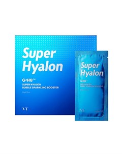 Кислородная увлажняющая маска пенка super hyalon bubble sparkling booster Vt cosmetics