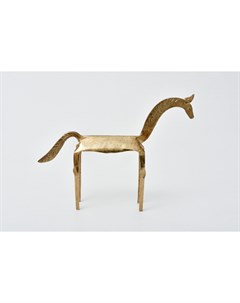 Статуэтка лошадь золотой 26x20x5 см Abby décor