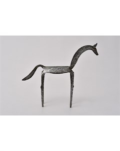 Статуэтка лошадь черный 29x24x6 см Abby décor