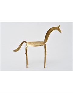 Статуэтка лошадь золотой 29x24x6 см Abby décor
