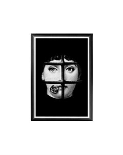 Арт постер лина версия пленительный образ черный 46 0x66 0x2 0 см Object desire