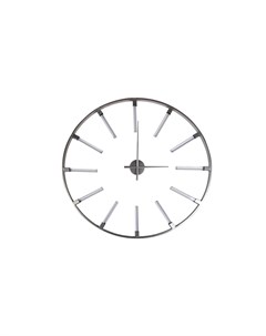 Часы настенные круглые серебристый Garda decor