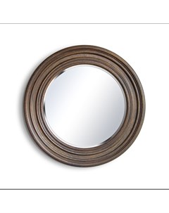 Круглое зеркало в раме ladure коричневый 4 см Miljö