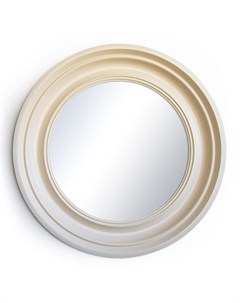 Круглое зеркало в раме mayra бежевый 6 см Miljö