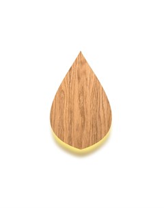 Настенный светильник vita leaf коричневый 38x24x5 см Woodled