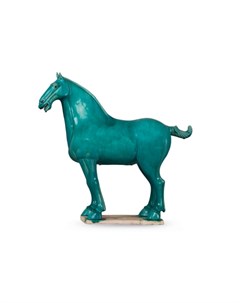 Статуэтка конь gezellig синий 52x45x20 см Desondo