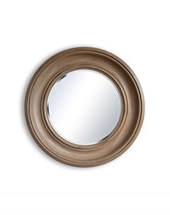 Круглое зеркало в раме goldies коричневый 6 см Miljö