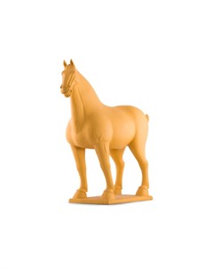 Статуэтка конь gezellig желтый 52x45x20 см Desondo