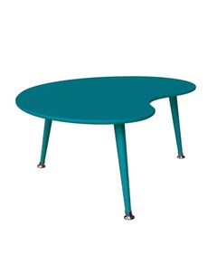 Журнальный стол почка монохром зеленый 43 0x60 0x90 0 см Woodi