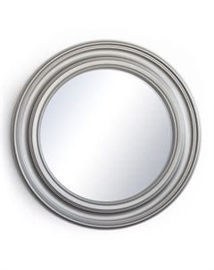 Круглое зеркало в раме celebrate серебристый 4 см Miljö