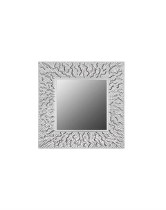 Квадратное зеркало настенное coral 75 серебристый 75x75x3 см Inshape