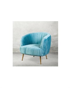 Кресло orb голубой 75x78x65 см Desondo