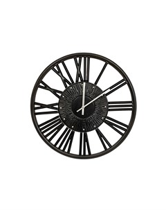 Часы настенные круглые graceful mini с подсветкой черный 3 см Inshape
