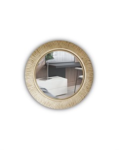 Зеркало настенное круглое fashion wave 90 золотой 3 см Inshape