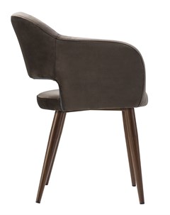 Кресло oscar lux carbon коричневый 60x59 см R-home
