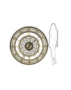Часы настенные круглые tower l золотой 3 см Inshape