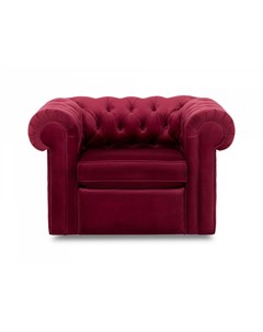 Кресло chesterfield красный 115x73x105 см Ogogo