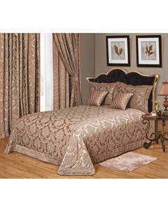 Комплект с покрывалом и 2 декоративные подушки коричневый 70 0x15 0x37 0 см Asabella