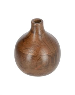 Деревянная ваза tyara коричневый 15 см La forma