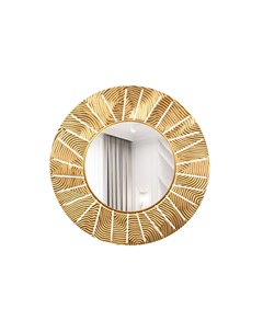 Зеркало круглое настенное sunshine 90 золотой 3 см Inshape