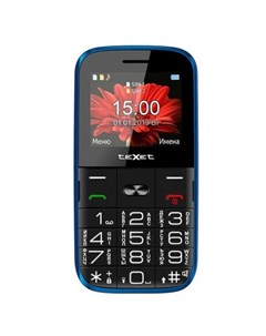 Мобильный телефон tm b227 синий Texet