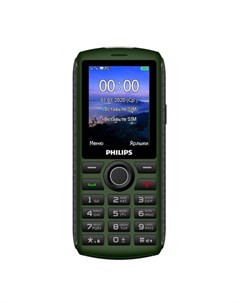 Мобильный телефон xenium e218 зеленый Philips