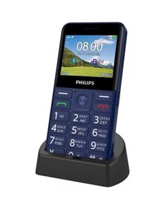 Мобильный телефон xenium e207 синий Philips