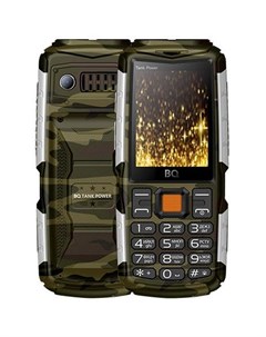 Мобильный телефон bq 2430 tank power камуфляж серебро Bq-mobile