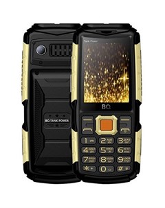 Мобильный телефон bq 2430 tank power черный золотой Bq-mobile