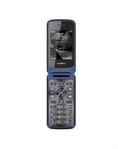 Мобильный телефон tm 408 синий Texet