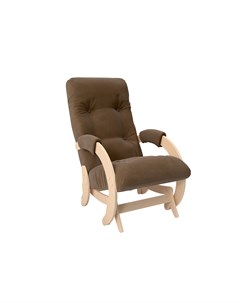 Кресло глайдер модель 68 коричневый 55x100x88 см Импэкс