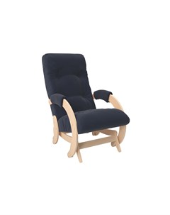 Кресло глайдер модель 68 синий 55x100x88 см Импэкс