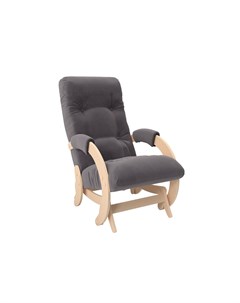 Кресло глайдер модель 68 серый 55x100x88 см Импэкс