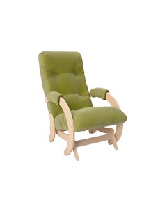 Кресло глайдер модель 68 зеленый 55x100x88 см Импэкс