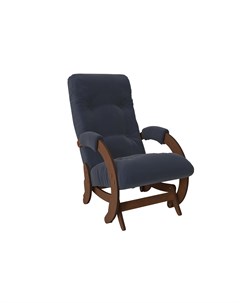 Кресло глайдер модель 68 синий 55x100x88 см Комфорт