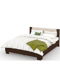 Кровать аврора 160 200 коричневый 166x85x206 см Imperial