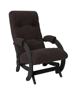 Кресло глайдер oxford 68 черный 55x100x88 см Комфорт